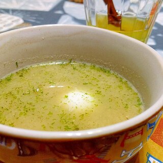 Egg'n Aonori Miso Soup